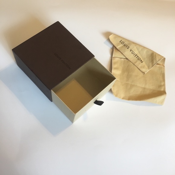 Louis Vuitton Accessories - Louis Vuitton Empty Box & Dust Bag 5 3/8"x5 1/2x 3 Louis Vuitton Accessories - Louis Vuitton Empty Box & Dust Bag 5 3/8"x5 1/2x 3